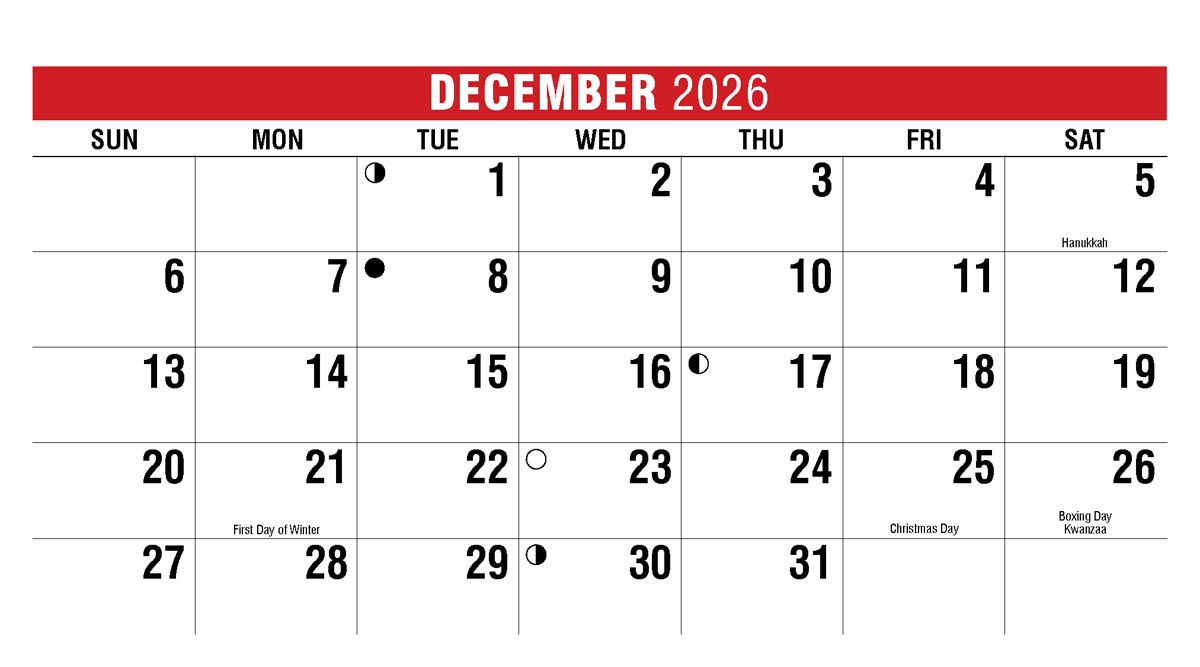Galleria Canadian Scenic Promo Desk (Eng) Calendar - 2026